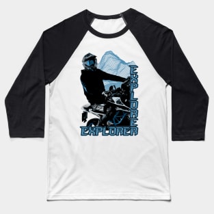 Explorer - Naked Bike Baseball T-Shirt